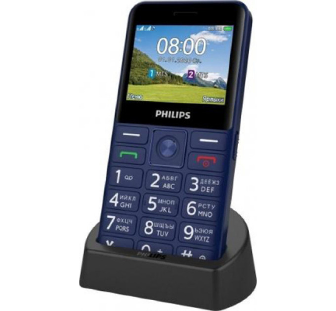 Мобильный телефон Philips Xenium E207 Blue