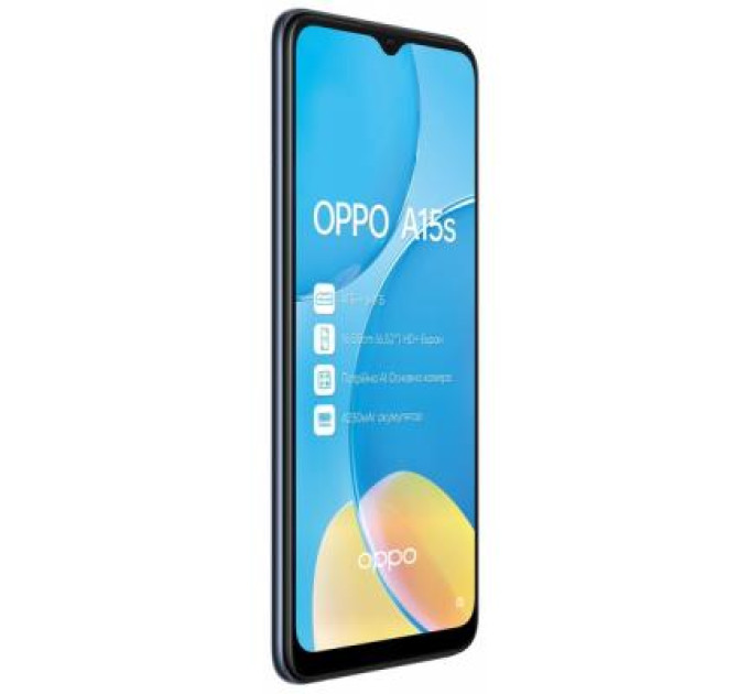 Мобильный телефон Oppo A15s 4/64GB Dynamic Black (OFCPH2179_BLACK_4/64)