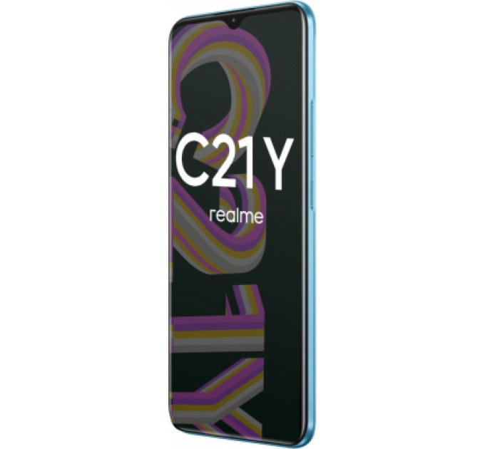 Мобильный телефон realme C21Y 4/64Gb (RMX3263) no NFC Cross Blue