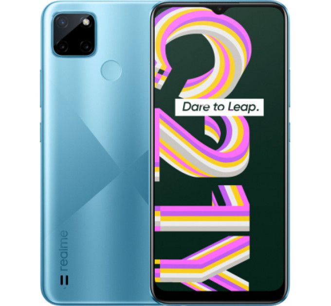 Мобильный телефон realme C21Y 4/64Gb (RMX3263) no NFC Cross Blue