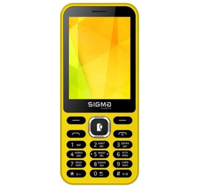 Мобильный телефон Sigma X-style 31 Power Yellow (4827798854761)