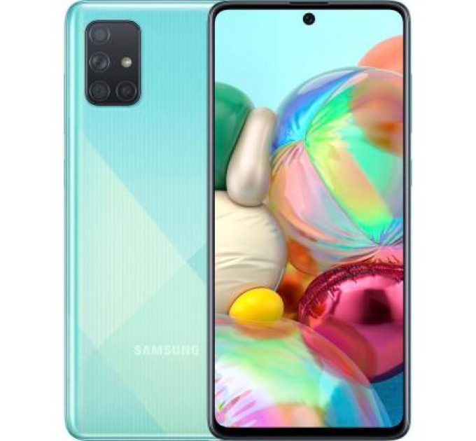 Мобильный телефон Samsung SM-A715FZ (Galaxy A71 6/128Gb) Blue (SM-A715FZBUSEK)