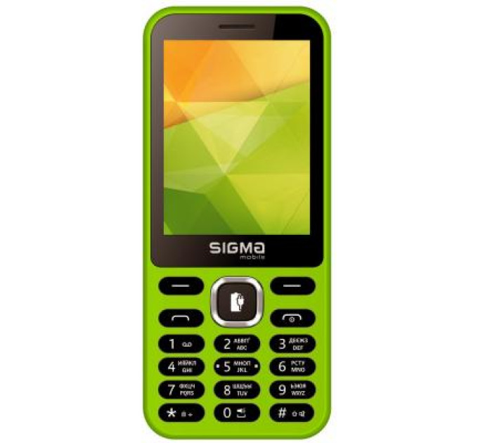 Мобильный телефон Sigma X-style 31 Power Green (4827798854785)