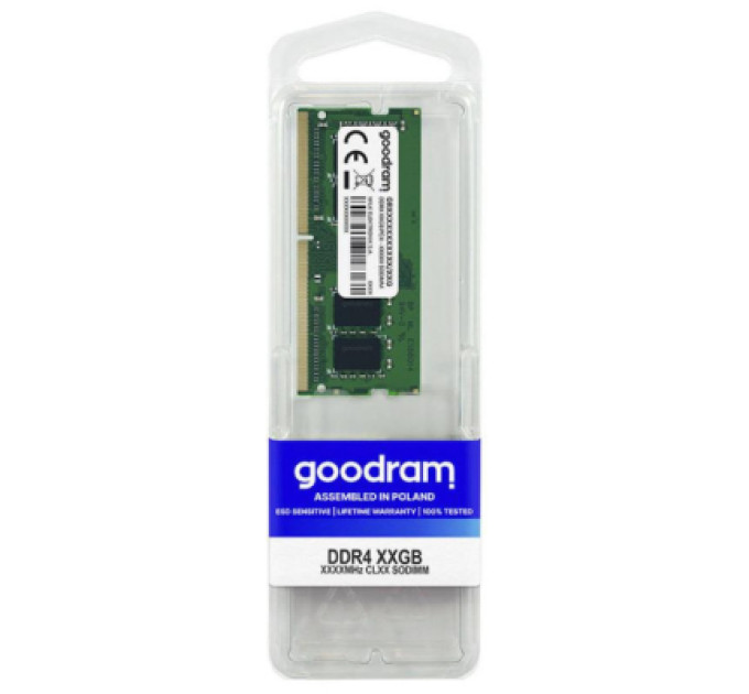 Модуль памяти для ноутбука SoDIMM DDR4 32GB 2666 MHz Goodram (GR2666S464L19/32G)