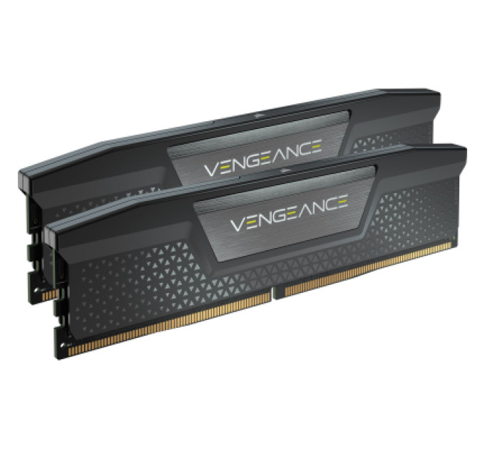 Модуль памяти для компьютера DDR5 64GB (2x32GB) 5600 MHz Vengeance Black Corsair (CMK64GX5M2B5600C40)