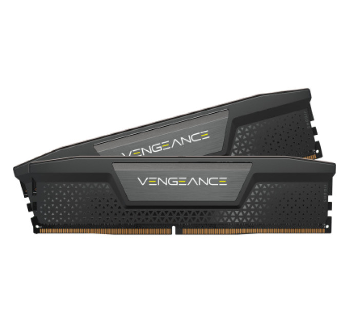 Модуль памяти для компьютера DDR5 64GB (2x32GB) 5600 MHz Vengeance Black Corsair (CMK64GX5M2B5600C40)