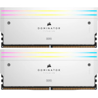 Модуль памяти для компьютера DDR5 32GB (2x16GB) 6000 MHz Dominator Titanium RGB White Corsair (CMP32GX5M2B6000C30W)