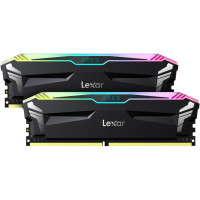 Модуль памяти для компьютера DDR4 32GB (2x16GB) 3600 MHz Ares RGB Black Lexar (LD4BU016G-R3600GDLA)