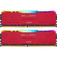 Модуль памяти для компьютера DDR4 32GB (2x16GB) 3200 MHz Ballistix Red RGB MICRON (BL2K16G32C16U4RL)