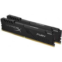 Модуль памяти для компьютера DDR4 8GB (2x4GB) 2666 MHz HyperX Fury Black HyperX (Kingston Fury) (HX426C16FB3K2/8)