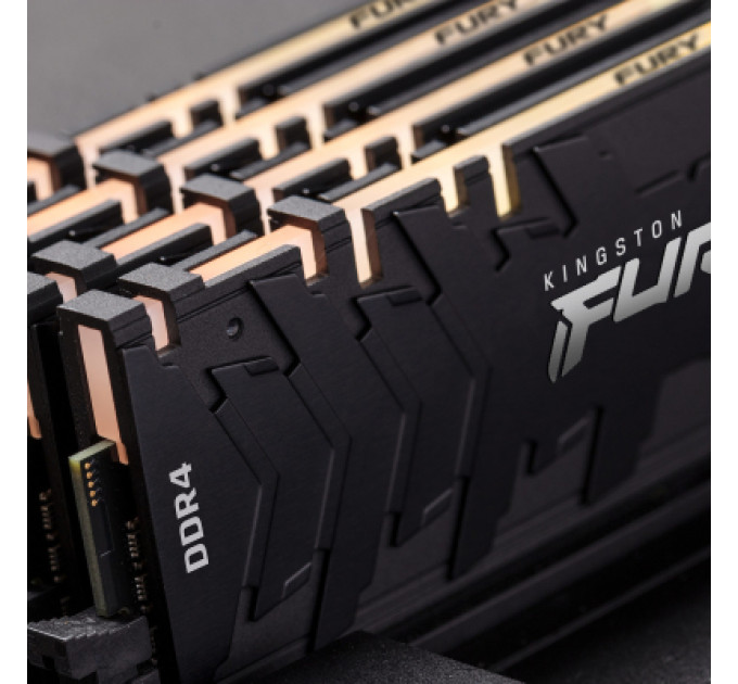 Модуль памяти для компьютера DDR4 8GB 3000 MHz Fury Renegade RGB Kingston Fury (ex.HyperX) (KF430C15RBA/8)