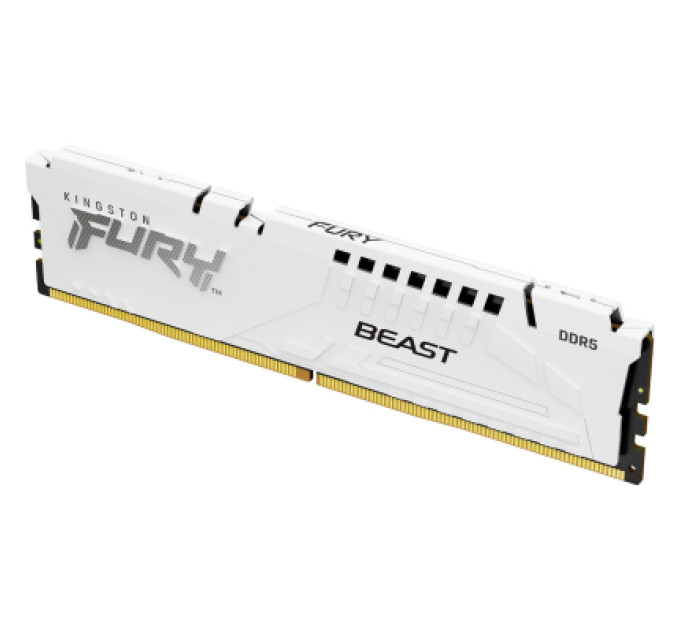 Модуль памяти для компьютера DDR5 32GB 6000 MHz Beast White EXPO Kingston Fury (ex.HyperX) (KF560C30BWE-32)