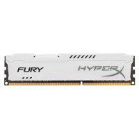 Модуль памяти для компьютера DDR3 4Gb 1600 MHz HyperX Fury White Kingston Fury (ex.HyperX) (HX316C10FW/4)