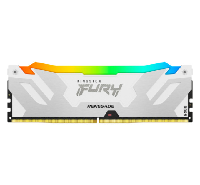 Модуль памяти для компьютера DDR5 16GB 7600 MHz Renegade RGB White XMP Kingston Fury (ex.HyperX) (KF576C38RWA-16)