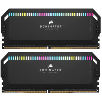 Модуль памяти для компьютера DDR5 32GB (2x16GB) 6000 MHz Dominator Platinum RGB Black Corsair (CMT32GX5M2X6000C36)