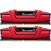 Модуль памяти для компьютера DDR4 8GB (2x4GB) 2400 MHz RipjawsV Red G.Skill (F4-2400C15D-8GVR)