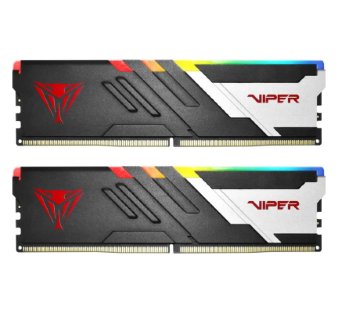 Модуль памяти для компьютера DDR5 32GB (2x16GB) 6200 MHz Viper Venom RGB Patriot (PVVR532G620C40K)