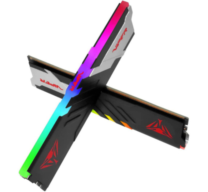 Модуль памяти для компьютера DDR5 32GB (2x16GB) 6200 MHz Viper Venom RGB Patriot (PVVR532G620C40K)