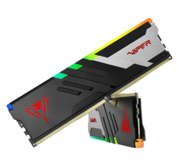 Модуль памяти для компьютера DDR5 32GB (2x16GB) 6200 MHz Viper Venom RGB Patriot (PVVR532G620C40K)