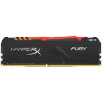 Модуль памяти для компьютера DDR4 8GB 2666 MHz HyperX Fury Black RGB HyperX (Kingston Fury) (HX426C16FB3A/8)