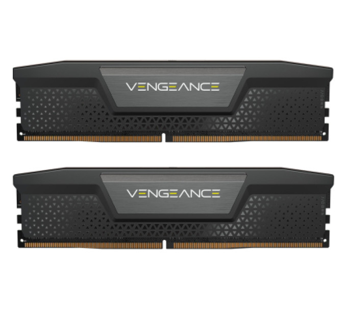 Модуль памяти для компьютера DDR5 64GB (2x32GB) 5600 MHz Vengeance Black Corsair (CMK64GX5M2B5600C40)