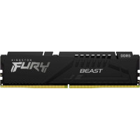 Модуль памяти для компьютера DDR5 16GB 4800 MHz Beast Black Kingston Fury (ex.HyperX) (KF548C38BB-16)