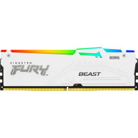 Модуль памяти для компьютера DDR5 16GB 5200 MHz Beast RGB EXPO White Kingston Fury (ex.HyperX) (KF552C36BWEA-16)