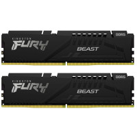 Модуль памяти для компьютера DDR5 32GB (2x16GB) 6800 MHz Beast Black EXPO Kingston Fury (ex.HyperX) (KF568C34BBEK2-32)