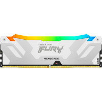 Модуль памяти для компьютера DDR5 16GB 6800 MHz Renegade RGB White/Silver Kingston Fury (ex.HyperX) (KF568C36RWA-16)