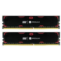 Модуль памяти для компьютера DDR4 32GB (2x16GB) 2400 MHz Iridium Black Goodram (IR-2400D464L17/32GDC)