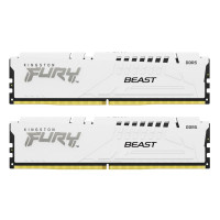 Модуль памяти для компьютера DDR5 64GB (2x32GB) 6400 MHz Beast White EXPO Kingston Fury (ex.HyperX) (KF564C32BWEK2-64)