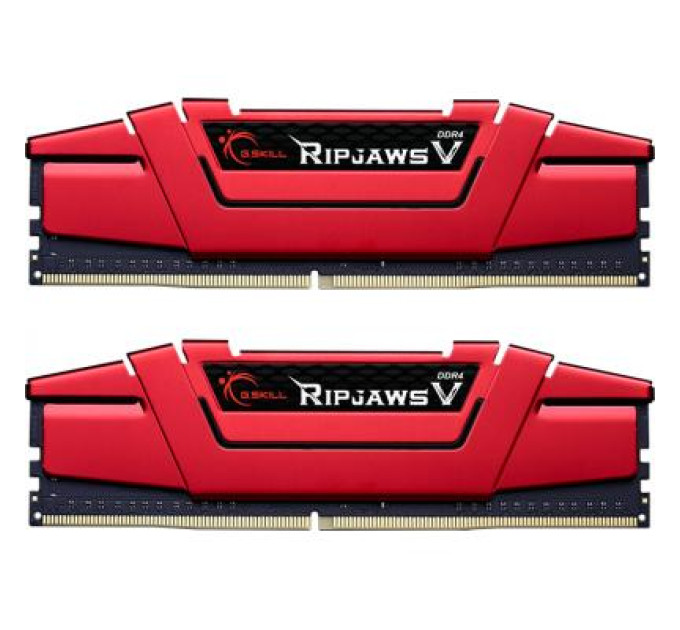 Модуль памяти для компьютера DDR4 32GB (2x16GB) 2666 MHz Ripjaws V Red G.Skill (F4-2666C19D-32GVR)