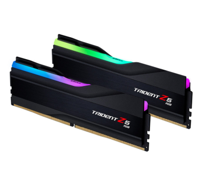 Модуль памяти для компьютера DDR5 32GB (2x16GB) 6000 MHz Trident Z5 RGB Black G.Skill (F5-6000J3238F16GX2-TZ5RK)