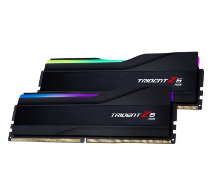 Модуль памяти для компьютера DDR5 32GB (2x16GB) 6000 MHz Trident Z5 RGB Black G.Skill (F5-6000J3238F16GX2-TZ5RK)