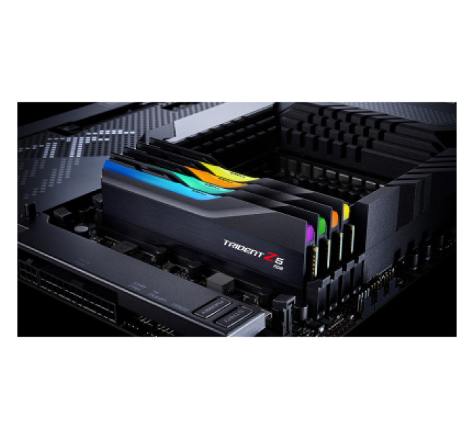 Модуль памяти для компьютера DDR5 32GB (2x16GB) 6000 MHz Trident Z5 RGB Black G.Skill (F5-6000J3238F16GX2-TZ5RK)