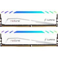 Модуль памяти для компьютера DDR5 64GB (2x32GB) 6400 MHz Redline RGB White Mushkin (MLB5C640BGGP32GX2)