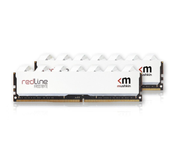 Модуль памяти для компьютера DDR4 16GB (2x8GB) 3600 MHz Redline White Mushkin (MRD4U360JNNM8GX2)