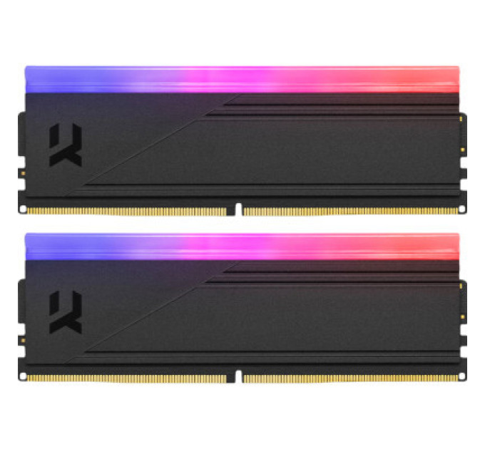 Модуль памяти для компьютера DDR5 32GB (2x16GB) 5600 MHz IRDM RGB Black Goodram (IRG-56D5L30S/32GDC)