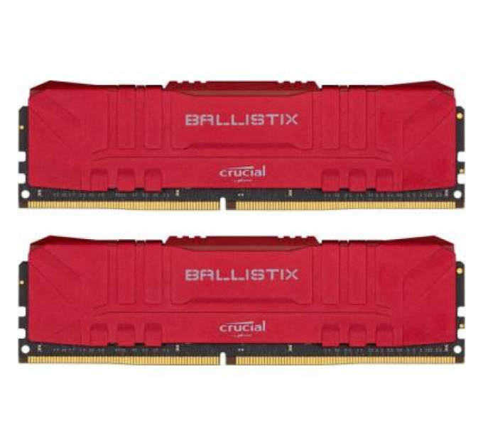 Модуль памяти для компьютера DDR4 32GB (2x16GB) 3200 MHz Ballistix Red MICRON (BL2K16G32C16U4R)