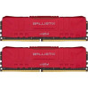 Модуль памяти для компьютера DDR4 32GB (2x16GB) 3200 MHz Ballistix Red MICRON (BL2K16G32C16U4R)