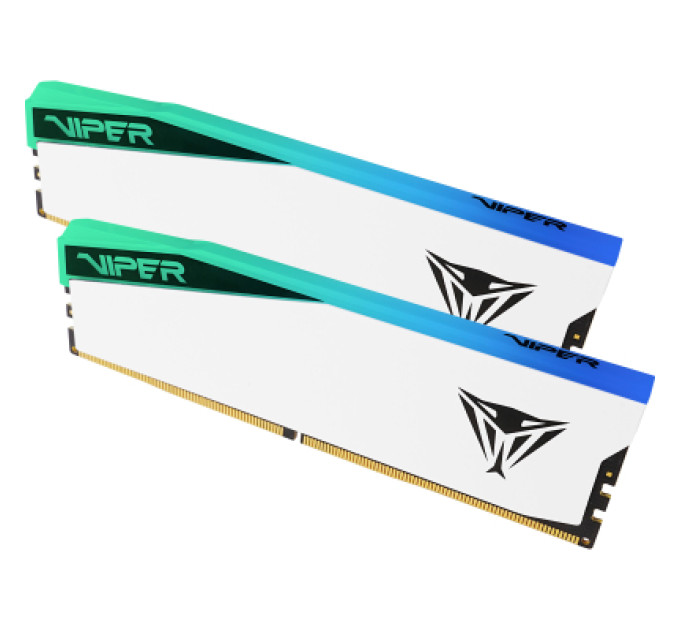 Модуль памяти для компьютера DDR5 32GB (2x16GB) 6600 MHz Viper Elite 5 RGB Patriot (PVER532G66C36KW)