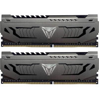 Модуль памяти для компьютера DDR4 8GB (2x4GB) 3200 MHz Viper Steel Gray Patriot (PVS48G320C6K)