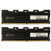 Модуль памяти для компьютера DDR4 64GB (2x32GB) 2666 MHz Black Kudos eXceleram (EKBLACK4642619CD)