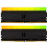 Модуль памяти для компьютера DDR4 16GGB (2x8GB) 3600 MHz IRDM RGB Black Goodram (IRG-36D4L18S/16GDC)