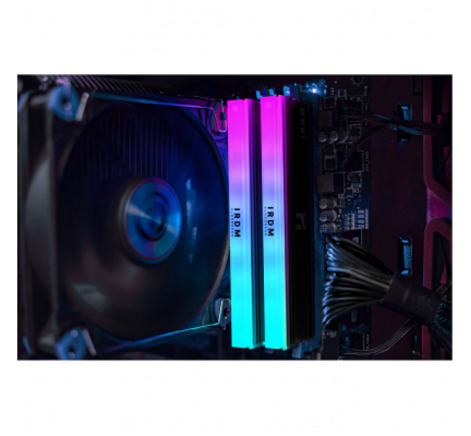 Модуль памяти для компьютера DDR4 16GGB (2x8GB) 3600 MHz IRDM RGB Black Goodram (IRG-36D4L18S/16GDC)