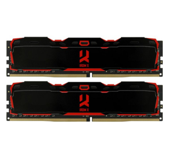 Модуль памяти для компьютера DDR4 32GB (2x16GB) 3200 MHz IRDM Black Goodram (IR-X3200D464L16A/32GDC)