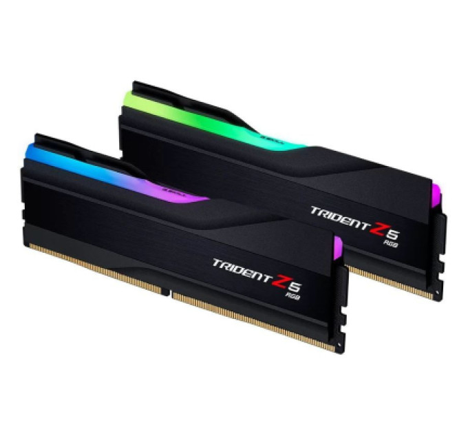 Модуль памяти для компьютера DDR5 32GB (2x16GB) 6800 Trident Z5 RGB Black G.Skill (F5-6800J3445G16GX2-TZ5RK)