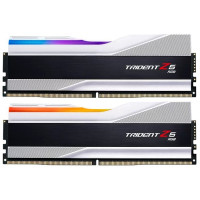 Модуль памяти для компьютера DDR5 48GB (2x24GB) 7200 MHz Trident Z5 RGB Silver G.Skill (F5-7200J3646F24GX2-TZ5RS)