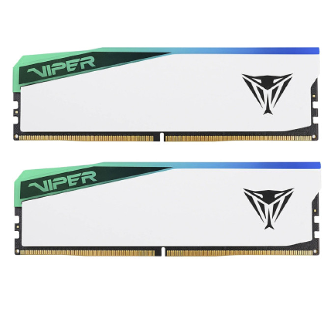 Модуль памяти для компьютера DDR5 32GB (2x16GB) 6600 MHz Viper Elite 5 RGB Patriot (PVER532G66C36KW)