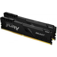 Модуль памяти для компьютера DDR4 32GB (2x16GB) 3000 MHz FURY Beast Black Kingston Fury (ex.HyperX) (KF430C16BBK2/32)